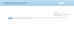 Desktop Screenshot of myhappythoughts.info